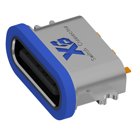 XB-TYPE C 3P sink plate 1.2 waterproof base L=6.7mm (with steel sheet) (zinc alloy shell)